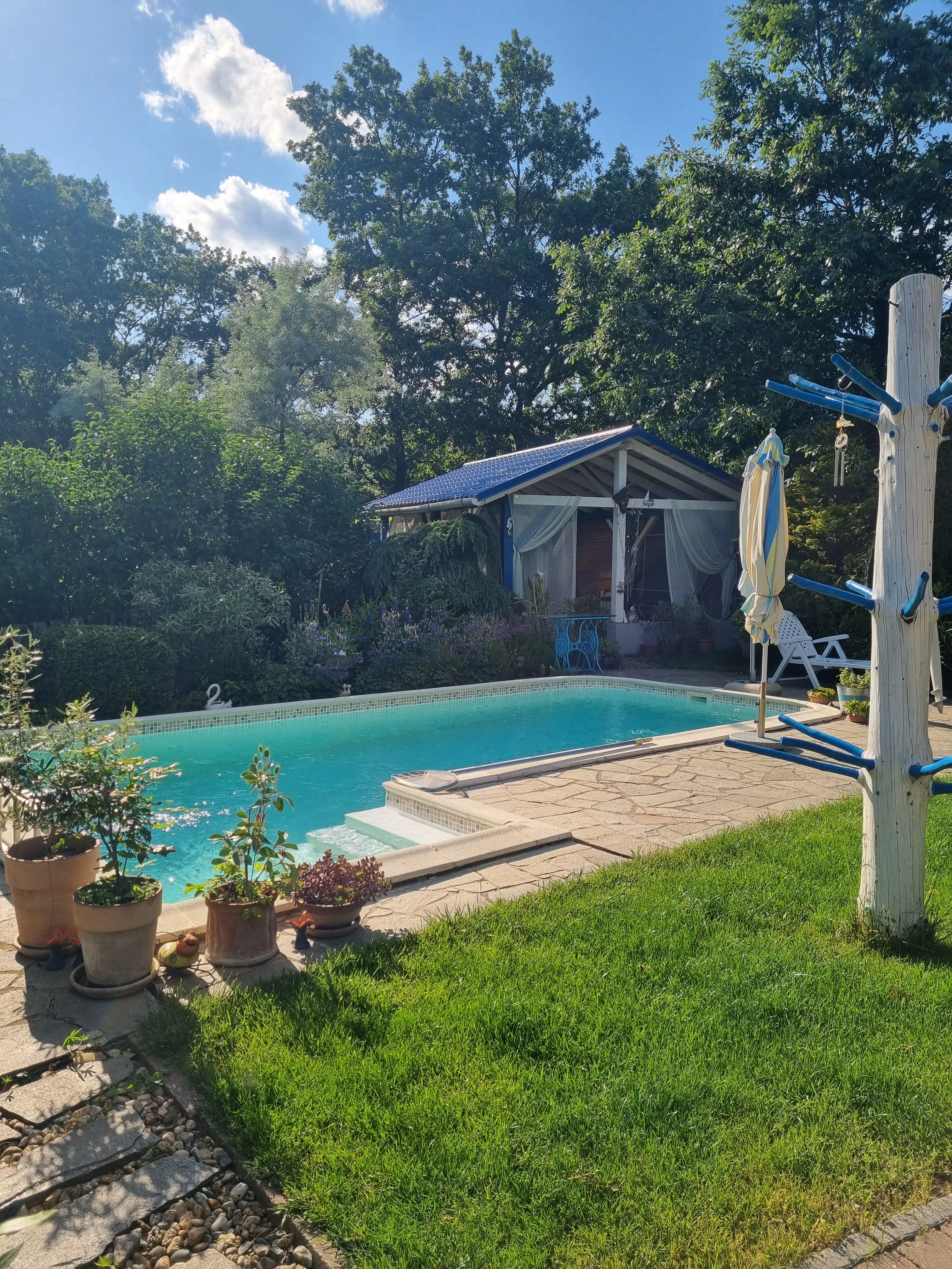 Bámbi Apartman – garden with swimming pool, Harsány